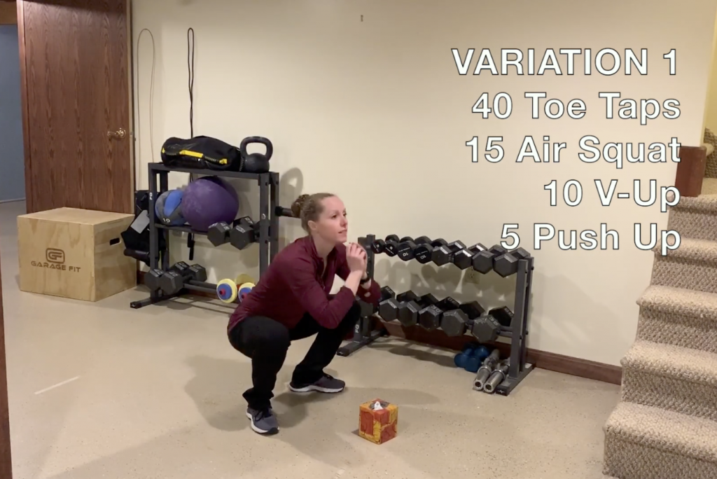 15 Minute Home Workout Variation 1.