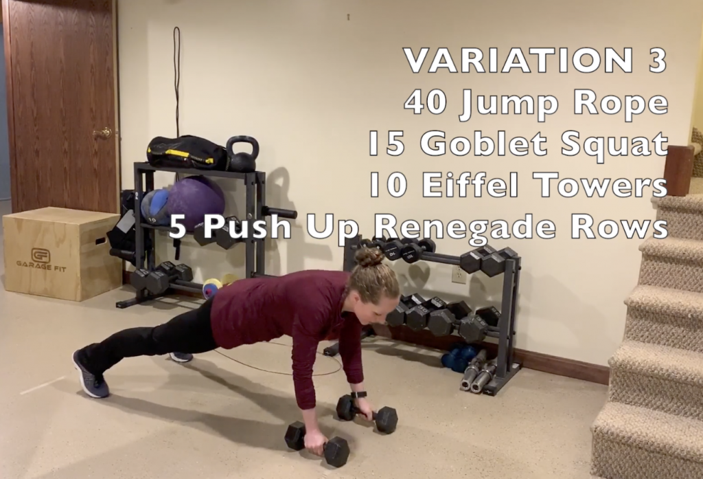 15 Minute Home Workout Variation 3