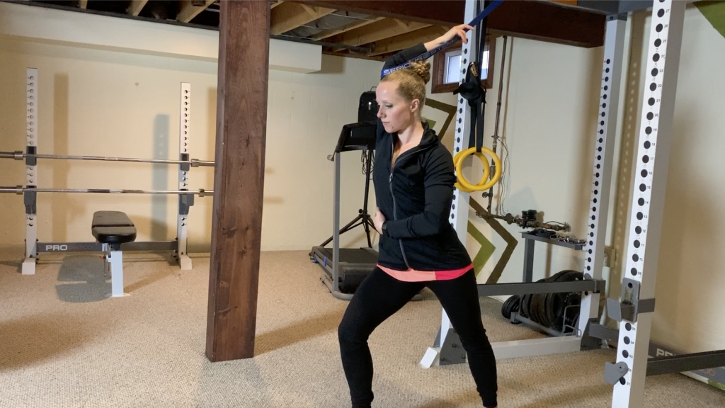 Resistance Band Overhead Tricep Stretch